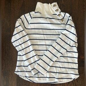 NWT. J.Crew Factory button neck sweatshirt